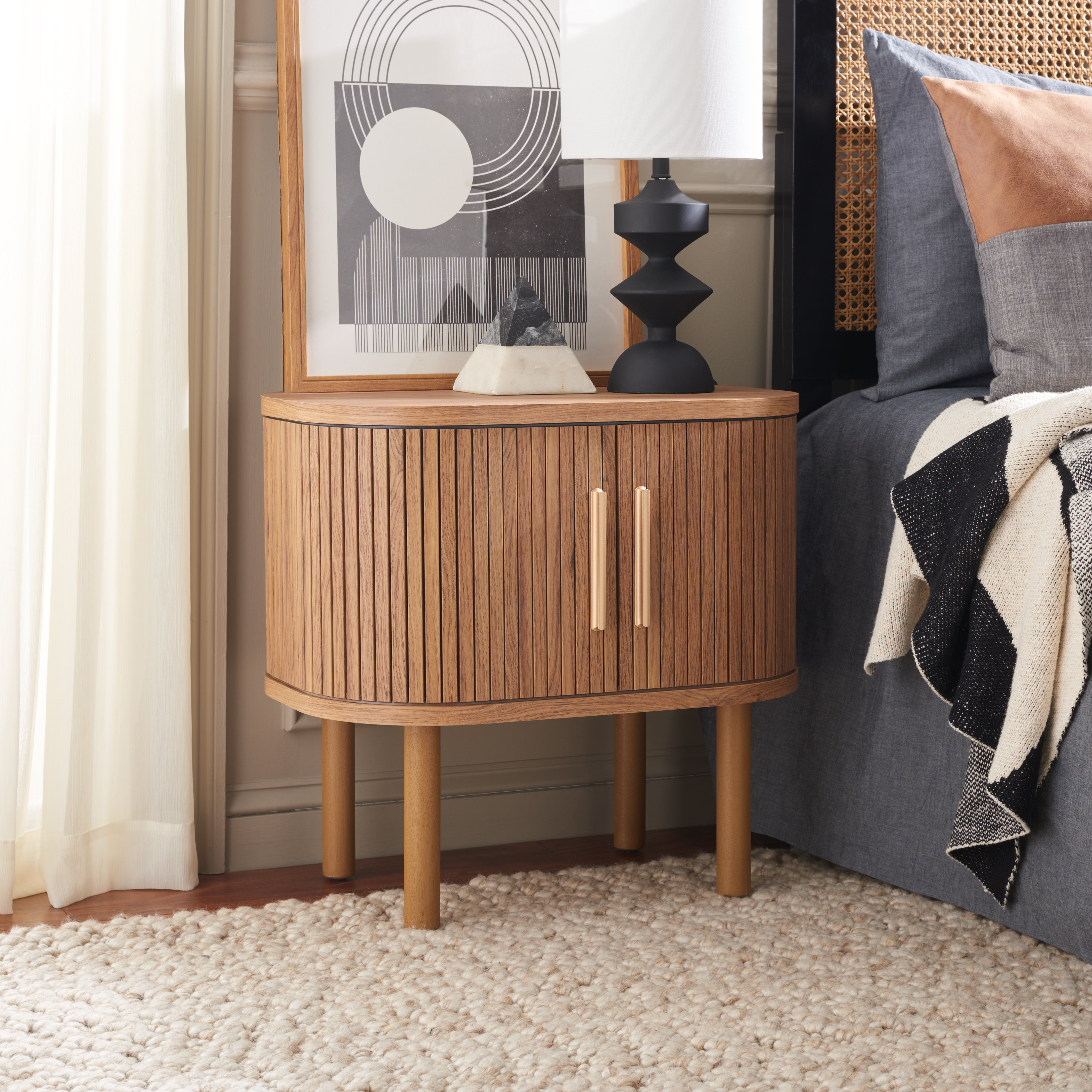 Wade Logan® Carvin Nightstand & Reviews | Wayfair